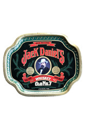Plateau Publicitaire En Fer Jack Daniel's Whiskey Old No.7 Années 1970 41x34