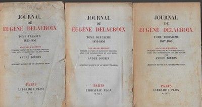 Delacroix, Eug?..JOURNAL DE EUGèNE DELACROIX (DREI BÄNDE)