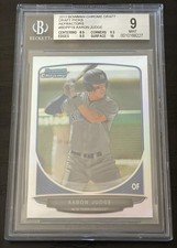 AARON JUDGE 2013 BOWMAN CHROME DRAFT PICKS REFRACTOR ROOKIE #BDPP19 BGS 9 MINT