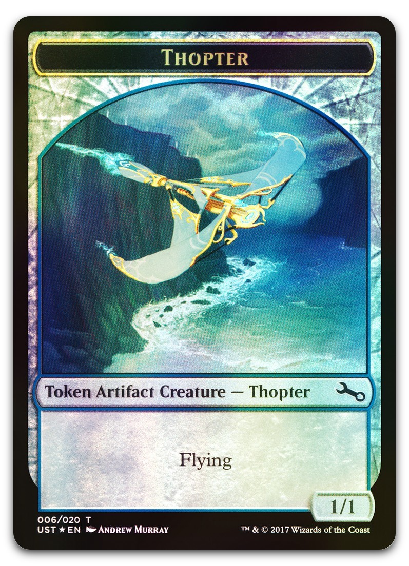 Thopter Token #6 (Foil) (LP) Unstable UST Magic MTG