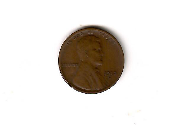 1912-D Lincoln Cent In Fine C0ndition 