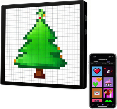 LED Pixel Display, 32X32 Programmable Pixel Art Display with APP Control for Kid