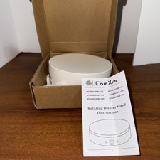 Rotating Display Stand with Type-C, 360 Motorized Spinning Display Turntable ...