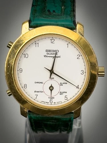 Vintage SEIKO  Chronograph Alarm Quartz Men's Watch