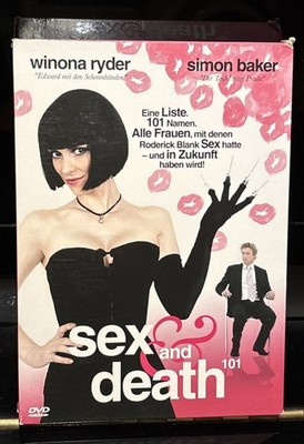 DVD SEX AND DEATH Winona Ryder Simon Baker