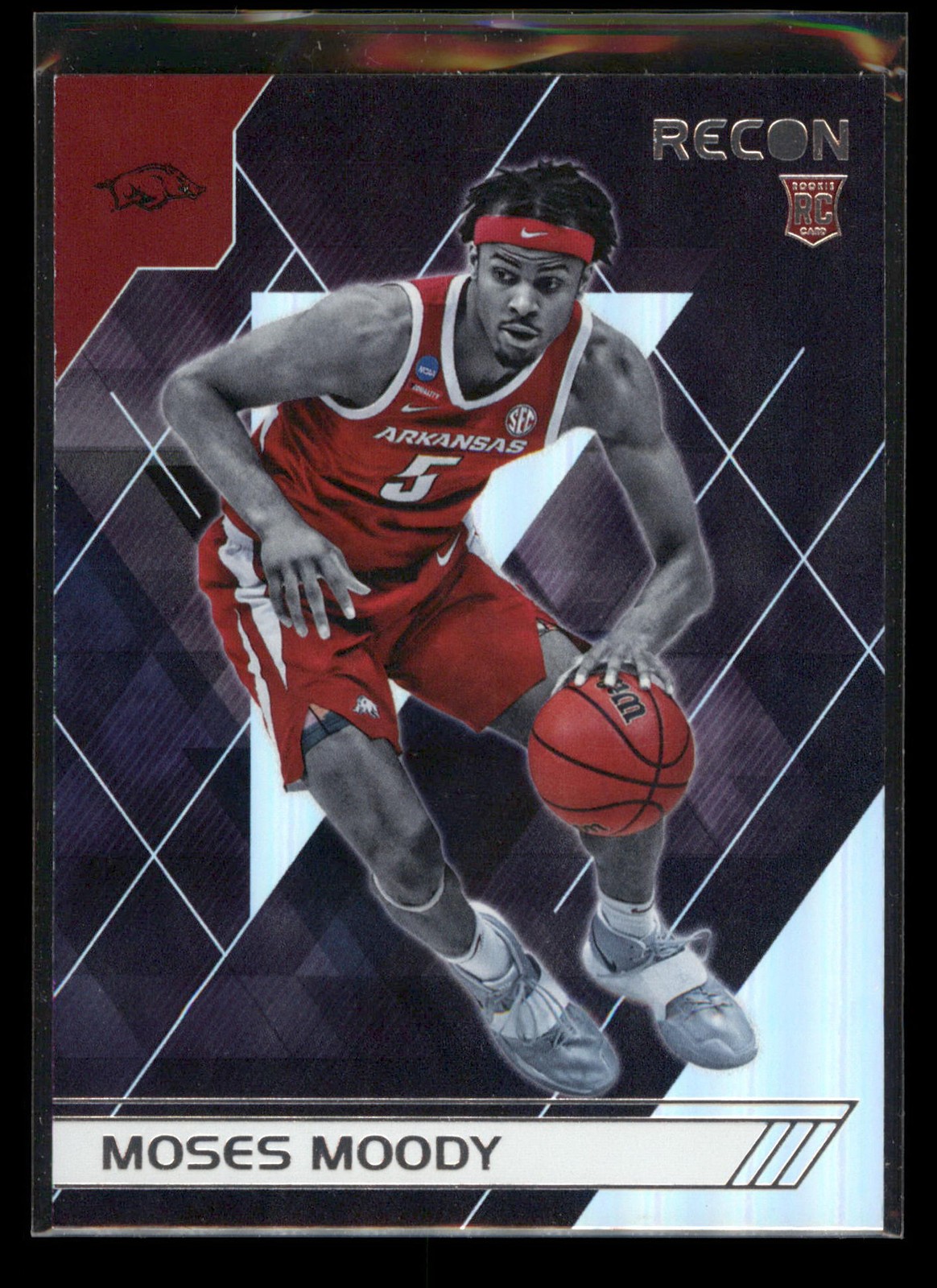 2021 Panini Chronicles Draft Picks #131 Moses Moody Recon