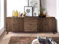 Sideboard Anrichte 220X75Cm Massivholz Kernbuche Massiv Tabak GeöLt Neu Ovp!!!