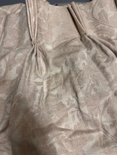 3 Sets Large Linen Curtains Made To Measure joblot 105” drop triple pleat issues