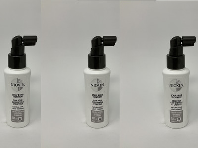 Nioxin Scalp Treatment #1 Travel Size 3.4 oz, Pack of 3