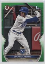 2023 Bowman Draft Green /99 Spencer Nivens #BD-93 16e6