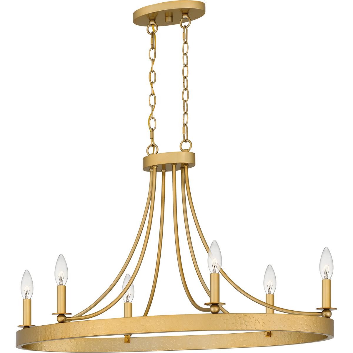 Quoizel APN636LG OPEN BOX Aspyn Island Light Light Gold