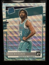 Nick Richards 2020-21 Donruss Optic Fanatics #193 Silver Wave