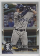 2018 Bowman Chrome Prospects Refractor 224/499 Austin Allen #BCP203 j2c
