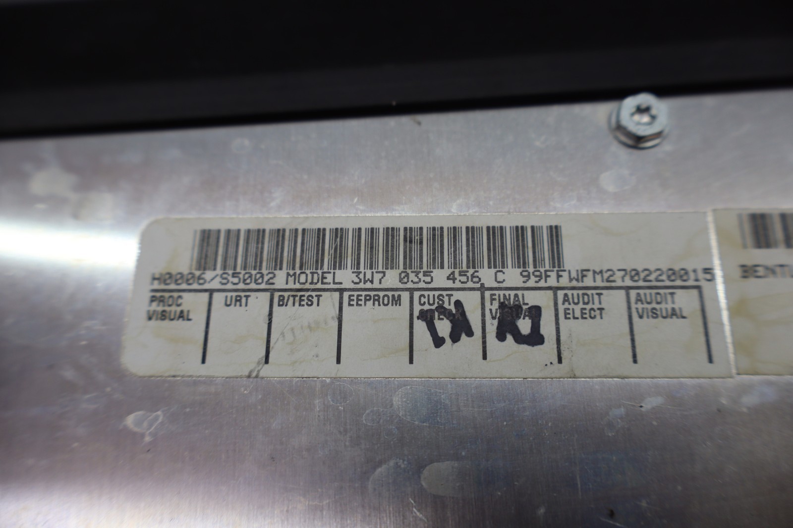 07-11 Bentley Continental GTC Audio Sound System Amplifier Amp 3W7035456C OEM