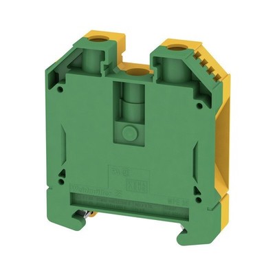 2pcs WEIDMULLER WPE 35 1010500000 PE Terminal 2 Connections Green-yellow New  KD