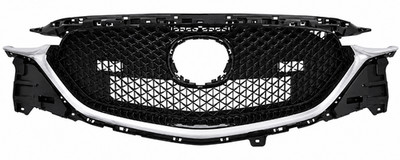 NEU KÜHLERGRILL Kühlergitter FÜR MAZDA CX-5 KF 06.2017-04.2022 SCHWARZ CHROM