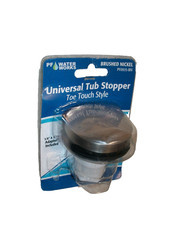 Universal Tip-Toe Bathtub/Bath Tub Drain Stopper Push Button Pop up Tub Stopper