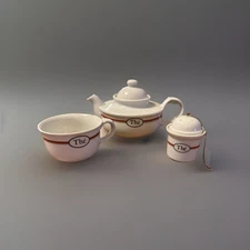 Toscany Collection Bon Appetit Individual Teapot, Cup And Tea Infuser Set