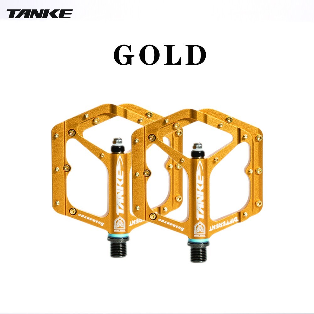 Bicycle Pedals MTB Bike Pedals 9/16" Bicycle Bearing Pedals Aluminum Alloy
