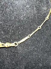 Vintage Anklet Golden Links 12 Inch B855