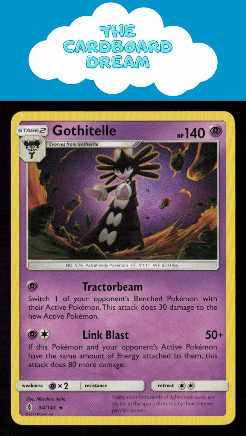 Gothitelle SM - Guardians Rising #54/145 NON-HOLO Rare Pokemon Card