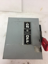 GE THN2261 30 AMP 600 VOLT 3 PHASE NON-FUSIBLE INDOOR DISCONNECT..D-2151