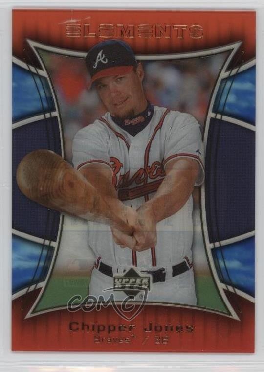 2007 Upper Deck Elements Chipper Jones #87 HOF 0f6