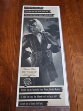 Hollander Featherlite Persian Magazine Ad 1950s Vintage Fur Fashion