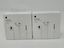 2 Pack - Genuine Apple EarPods with 3.5mm Headphone Plug White A1472 Official