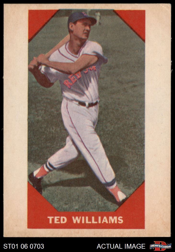 1960 Fleer #72 Ted Williams Red Sox HOF 2.5 - GD+