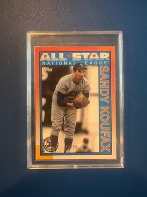 Sandy Koufax 2025 Topps Series 2 1990 All Star 35th Anniversary Gold 48/50