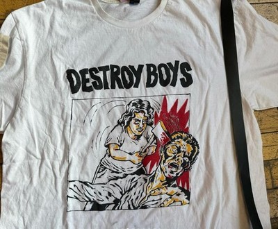 Vintage Destroy Boys Band T-shirt Short Sleeve All Size S to 5XL NZL033