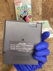 Bandai Golf Pebble Beach Nintendo NES Video Game - New Open Box