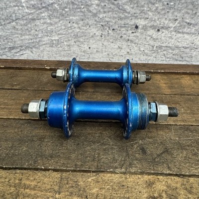 Vintage Suzue Hub Set 36H Blue Nutted 1984 BMX Bike 36 Hole 84