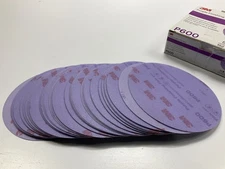 3M 30671 Purple Finishing Film Hookit Sanding Disc (600 Grit, 6 Inch, 50 Pcs)