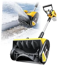  Electric Cordless Snow Shovel 12" Compatible with Dewalt 20V Battery
