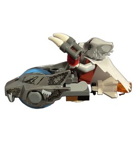 LEGO Worriz Minifigure  w/ Weapon and Bike Legends of Chima 70011 Eagles Castle