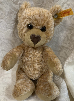 Steiff Cosy Sweet Heart Nose Teddy Bear Reddish Blond 16cm Germany NEW 023613