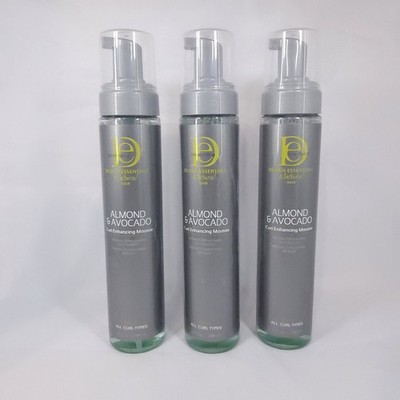 Design Essentials Almond Avocado Curl Enhancing Mousse 10 oz Set of 3 NEW