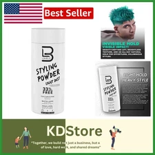 Light Hold Styling Powder for Men - Natural Matte Texturizing & Volumizing