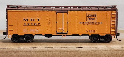 Lackawanna RR Ice Bunker Frigorífico MDT 12187 Kadee Rueda de Metal Athearn HO Propietario blt | Zustand: Used