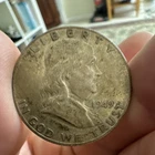 1949 Franklin Half Dollar 50C Philadelphia Mint 90% Silver Business Strike