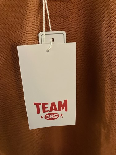 Canon Canon Virginia Inc. Team 365 NWT NEW Size XL Men’s Polo Shirt Orange - Picture 3 of 6