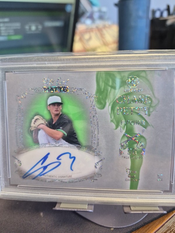 2024 MATTE Premium Smoking Guns Green SPRK Smoke 1/1 CHASE PETTY Auto