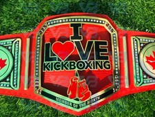 Custom KICK Boxing Championship Belt