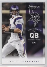 2012 Playoff Prestige Christian Ponder #106 uk2
