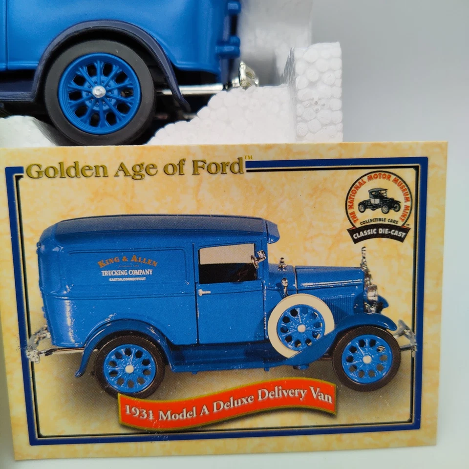 New With Box 1931 Ford Model A Deluxe Delivery Van National Motor Museum Diecast - Image 3 of 4