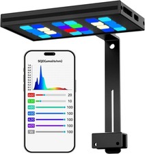 100W Reef LED Aquarium Light App Control Full Spectrum Coral Fish Tank. NEW