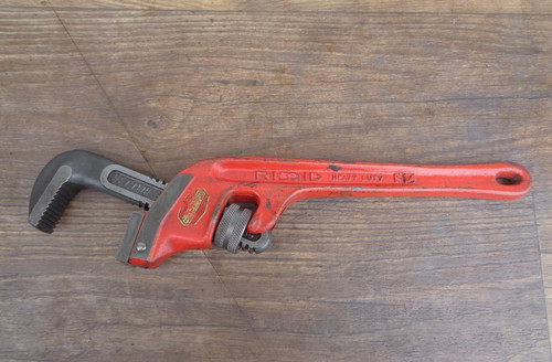 RIDGID E14 Heavy Duty 14" Steel Offset Pipe Wrench