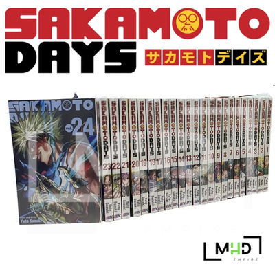 SAKAMOTO DAYS English Manga Vol. 1-24 (Half & Full Set) - Free